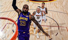 B体育体育培训-詹姆斯砍下三双，湖人轻取掘金稳固西部第一的简单介绍