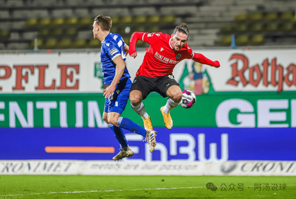 汉诺威队在比赛中凭借实力获胜